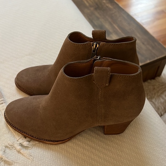 Madewell Billie boot in wet pebble suede size 7 - Picture 4 of 12
